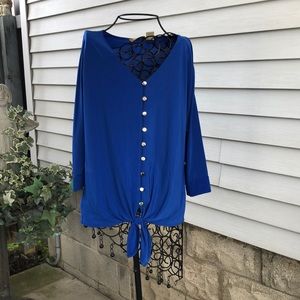 Royal blue Valerie Stevens - 3/4  sleeve